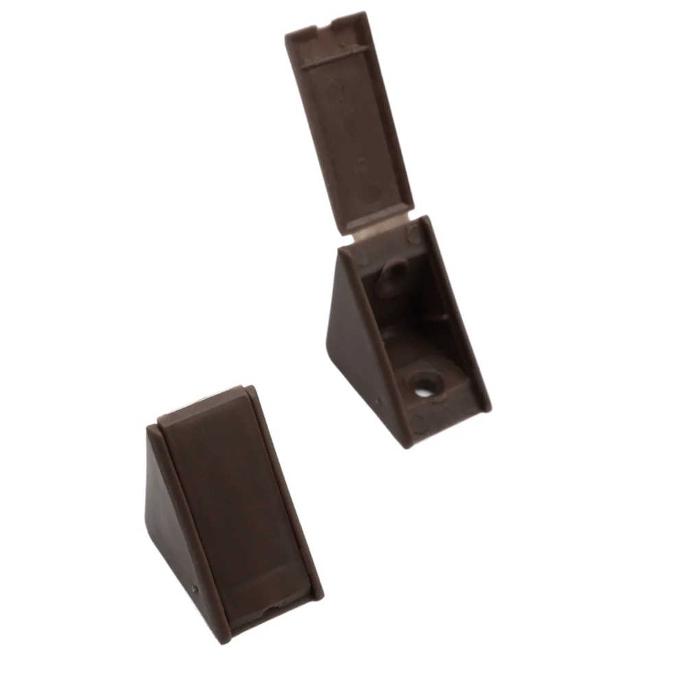 Équerre d'angle plastique - Marron très foncé 1000 pièces – Image 3