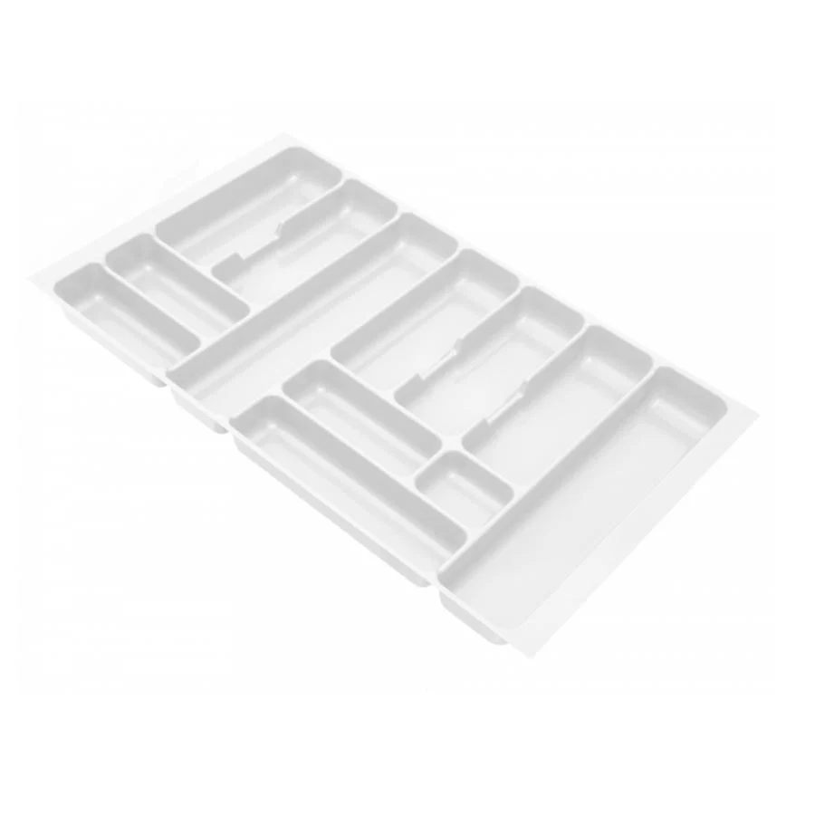 Range-couverts pour tiroir, largeurs d'armoires: 700 à 800 mm, profondeur: 430 mm, Blanc – Image 4